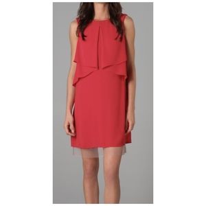 BCBG Runway Cardine Pink Draped Dress XS